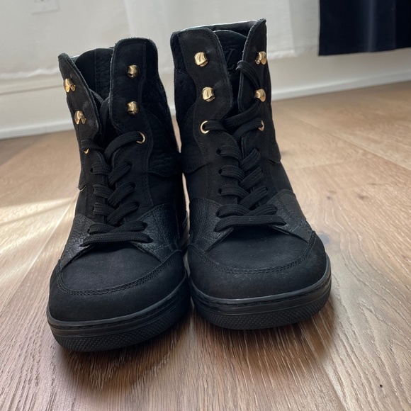 Louis Vuitton high top sneakers with platform - Picture 1 of 6